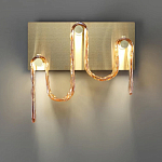 Бра волнистой формы из фактурного стекла Big Wave варинант исполнения - 7 | Loft Concept в Москве