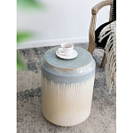 Керамический Табурет в оттенках бежевого и голубого цветов Gradient Stool варинант исполнения - 4 | Loft Concept в Москве