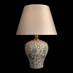 Настольная лампа с цветочной росписью Lamp Flower Painting варинант исполнения - 2 | Loft Concept в Москве