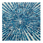 Приставной столик с инкрустацией раковинами устриц Bone Inlay варинант исполнения - 2 | Loft Concept в Москве