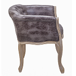 Кресло низкое в стиле прованс Louis French Armchair brown варинант исполнения - 2 | Loft Concept в Москве