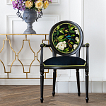 Стул с подлокотниками из бука с изображением птицы и цветов Blooming Birds варинант исполнения - 2 | Loft Concept в Москве