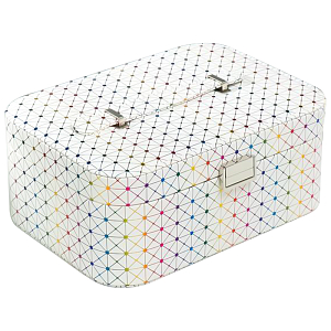 Шкатулка Geometry Colorful Pattern Jewerly Organizer Box