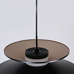 Подвесной светильник черного цвета из металла Obsidian Touch варинант исполнения - 3 | Loft Concept в Москве