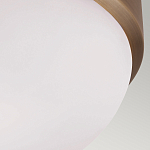 Потолочный светильник круглой формы с белым выпуклым матовым плафоном Feiss варинант исполнения - 4 | Loft Concept в Москве