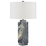 Настольная лампа с корпусом из серого мрамора Breathtaking View варинант исполнения - 4 | Loft Concept в Москве