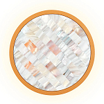 Бра в форме диска с перламутровыми прямоугольниками из морской ракушки Touch of Marine Charm варинант исполнения - 1 | Loft Concept в Москве