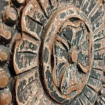 Индийский шкаф с орнаментом резьба из дерева Indian Antique Furniture  варинант исполнения - 4 | Loft Concept в Москве