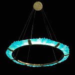 Люстра в форме кольца с цветочным декором Warm Heavenly Light варинант исполнения - 6 | Loft Concept в Москве