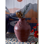 Ваза бордовая с 4-мя фактурными ручками Vase Burgundy Glaze варинант исполнения - 3 | Loft Concept в Москве