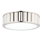 Потолочный светильник с гофрированным серебрянным абажуром Millennium варинант исполнения - 2 | Loft Concept в Москве