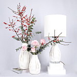 Декоративная ваза белая Мountain waterfall варинант исполнения - 3 | Loft Concept в Москве