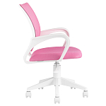 Офисное кресло с основанием из белого пластика Desk chairs Pink варинант исполнения - 3 | Loft Concept в Москве