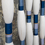 Настенное украшение из нитей Корона с кисточками Crown Wall Hanging варинант исполнения - 2 | Loft Concept в Москве