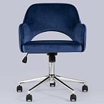 Кресло для компьютерного стола Veloury Blue варинант исполнения - 4 | Loft Concept в Москве