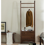 Вешалка деревянная с 2- мя ящиками Moon Walnut Furniture варинант исполнения - 1 | Loft Concept в Москве