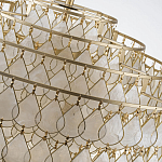 Люстра многоярусная с декором из натуральной морской ракушки Iridescent Light варинант исполнения - 7 | Loft Concept в Москве