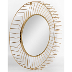 Зеркало круглое настенное в металлической оправе Modern Mirror Space варинант исполнения - 2 | Loft Concept в Москве