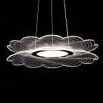 Люстра с прозрачным волнистым плафоном в форме цветка Ethereal Bloom варинант исполнения - 6 | Loft Concept в Москве