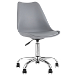 Офисный стул на металлическом основании EGGERY Grey варинант исполнения - 1 | Loft Concept в Москве