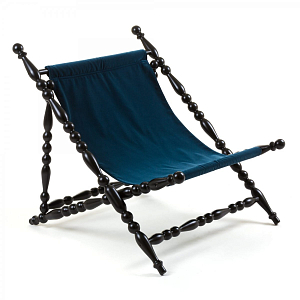 Стул Seletti Heritage Foldable Deckchair Blue