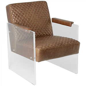 Кресло Gioff Chair натуральная кожа