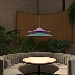 Подвесной вязаный светильник в двухцветном исполнении «Двойной Токио»  варинант исполнения - 2 | Loft Concept в Москве