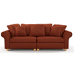 Мебельная ткань Шенилл терракотовый цвет 138 см T4-44 варинант исполнения - 4 | Loft Concept в Москве