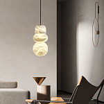 Подвесной светильник с фигурными плафонами Stone Triad варинант исполнения - 4 | Loft Concept в Москве