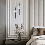 Подвесной светильник Toussaint Metal Tube Brass Hanging Lamp варинант исполнения - 3 | Loft Concept в Москве