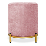 Банкетка овальная пыльно-розовый велюр на 4-х металлических ножках золотого цвета SANJAY варинант исполнения - 3 | Loft Concept в Москве