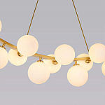 Люстра подвесная с белыми лампами в форме шара Felicitat варинант исполнения - 2 | Loft Concept в Москве