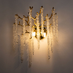 Бра золотого цвета с ветвями и хрустальными подвесками FAIRYTREE Light варинант исполнения - 2 | Loft Concept в Москве