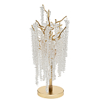 Лампа настольная со стеклянными подвесами цвет золото Light FAIRYTREE варинант исполнения - 1 | Loft Concept в Москве