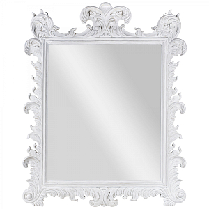 Флорентийское Зеркало белый прованс Florentine Mirror