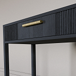 Элегантная Консоль Primo с выдвижным ящиком Черный дуб варинант исполнения - 4 | Loft Concept в Москве