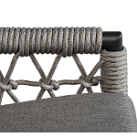 Кресло уличное темно-серое Street Bliss варинант исполнения - 4 | Loft Concept в Москве