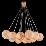 Люстра подвесная круглая с сферическими плафонами из натурального камня Glowing Spheres варинант исполнения - 13 | Loft Concept в Москве