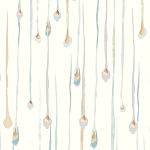 Мебельная ткань Велюр Raindrops White 145 см N 1003 варинант исполнения - 1 | Loft Concept в Москве