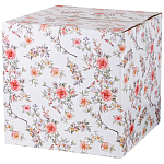 Набор посуды обеденный из фарфора на 6 персон 18 предметов Flower Porcelain Collection варинант исполнения - 3 | Loft Concept в Москве