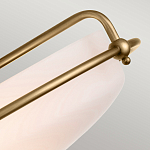 Потолочный светильник со стеклянным плафоном на изогнутых кронштейнах Quoizel  варинант исполнения - 14 | Loft Concept в Москве