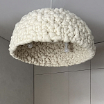 Вязаный подвесной светильник из шерсти Dome Wool Lamp  варинант исполнения - 3 | Loft Concept в Москве