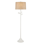 Торшер с белым каркасом и тканевыми абажуром Natural Stems варинант исполнения - 2 | Loft Concept в Москве