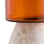 Высокая чаша из янтарного стекла Amber Marble Vase варинант исполнения - 2 | Loft Concept в Москве