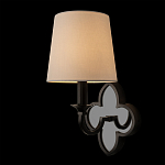 Бра с белым текстильным абажуром и фигурным основанием с зеркальной вставкой Vitorino варинант исполнения - 9 | Loft Concept в Москве