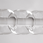 Люстра линейная с 6-ю прозрачными стеклянными плафонами округлой формы HANDLE GRAPE варинант исполнения - 9 | Loft Concept в Москве