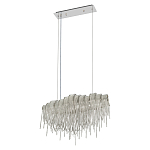 Люстра подвесная с металлическими цепочками и изогнутыми металлическими дугами 72 см Atlantis Chain варинант исполнения - 4 | Loft Concept в Москве