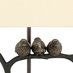 Настольная лампа Птицы на изогнутой ветке Lamp Tit варинант исполнения - 1 | Loft Concept в Москве