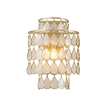 Бра с декором из натуральной морской ракушки Iridescent Light варинант исполнения - 1 | Loft Concept в Москве