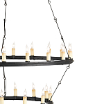 Люстра круглая двухъярусная Lightness and Scale варинант исполнения - 1 | Loft Concept в Москве